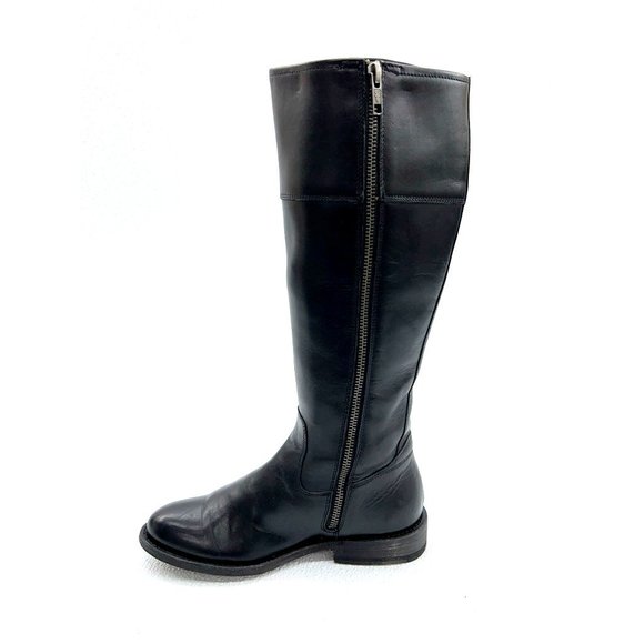 Frye Jayden Riding Boots High Knee Western Tall Boots D Ring Womens 6 B Black - Picture 5 of 10